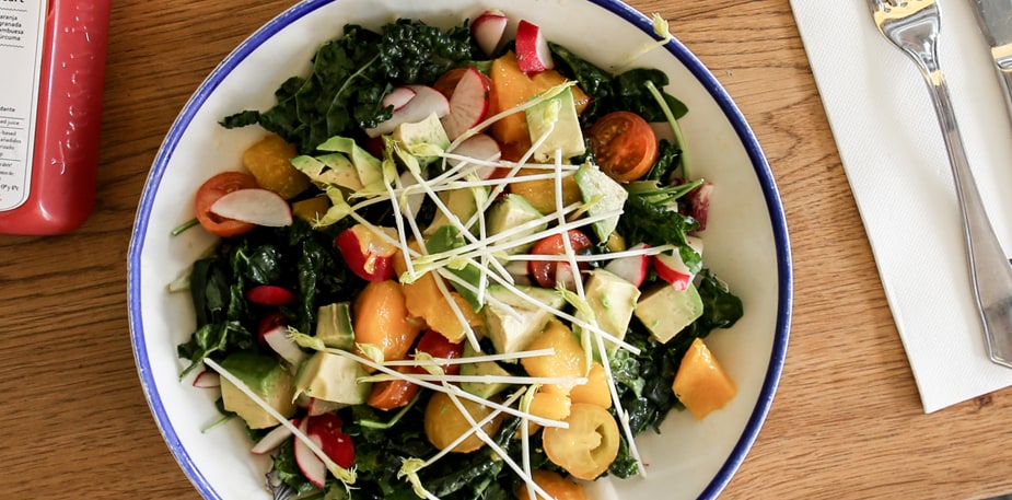 Ensaladas, color, diversión, y salud