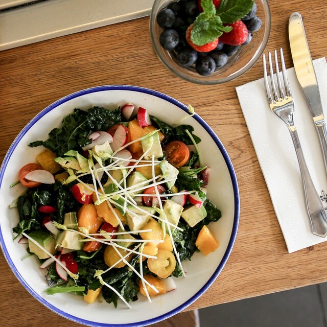 Ensaladas, color, diversión, y salud