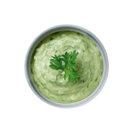 Salsa de chimichurri verde cremoso Salsa de chimichurri verde cremoso