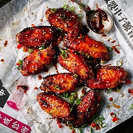 Alitas al teriyaki Alitas al teriyaki
