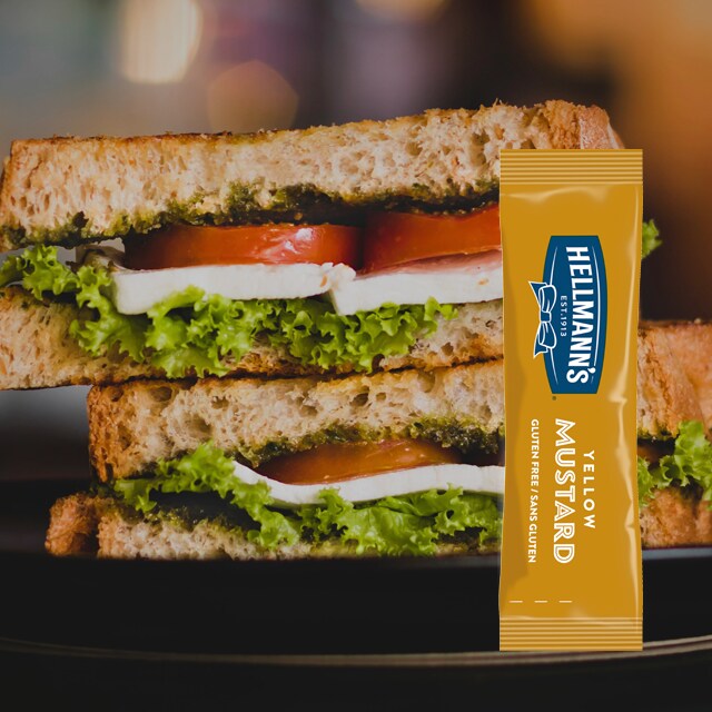 Monoporciones Mostaza Hellmann's Sin Gluten Monoporciones Mostaza Hellmann's Sin Gluten