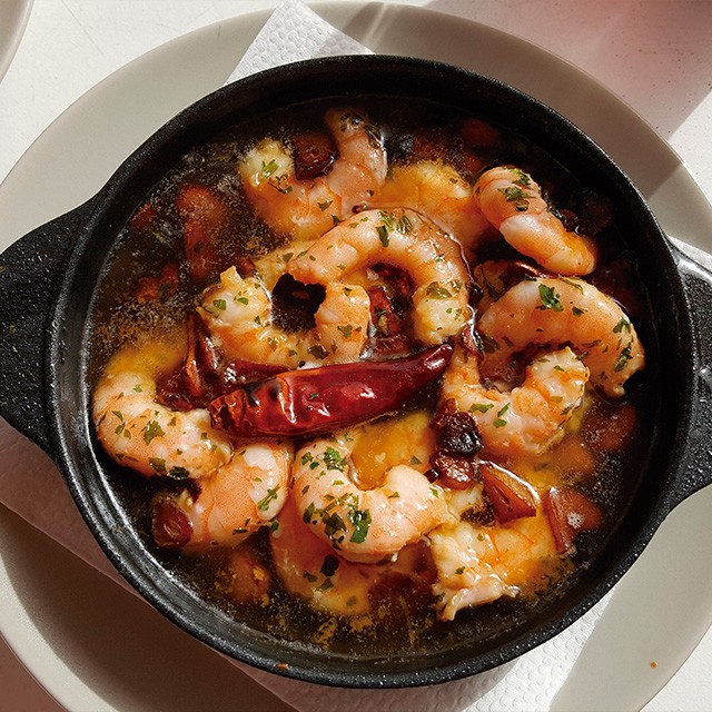 Gambas al ajillo (Málaga) Gambas al ajillo (Málaga)