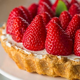 Receta de tarta de fresas Receta de tarta de fresas