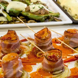 Menú en modo buffet Menú en modo buffet