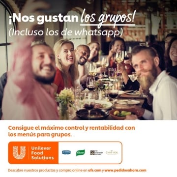 Gestiona los menús para grupo