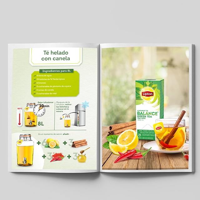 Recetario de Cócteles de té Lipton Gama sensaciones Recetario de Cócteles de té Lipton Gama sensaciones