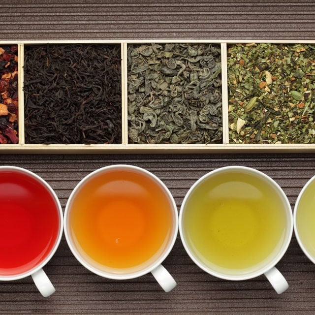 Los tipos de té