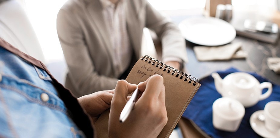 Comanda de restaurante: consejos para tomar una comanda con éxito