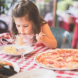 Menú para niños Menú para niños