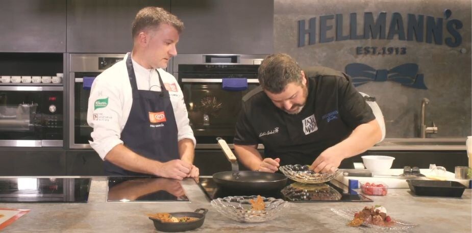 Show cooking Postres con helado con Antonio Arrabal y Pablo García